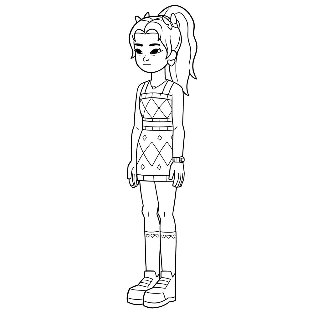 How to Draw Tokki from Jentry Chau vs. The Underworld