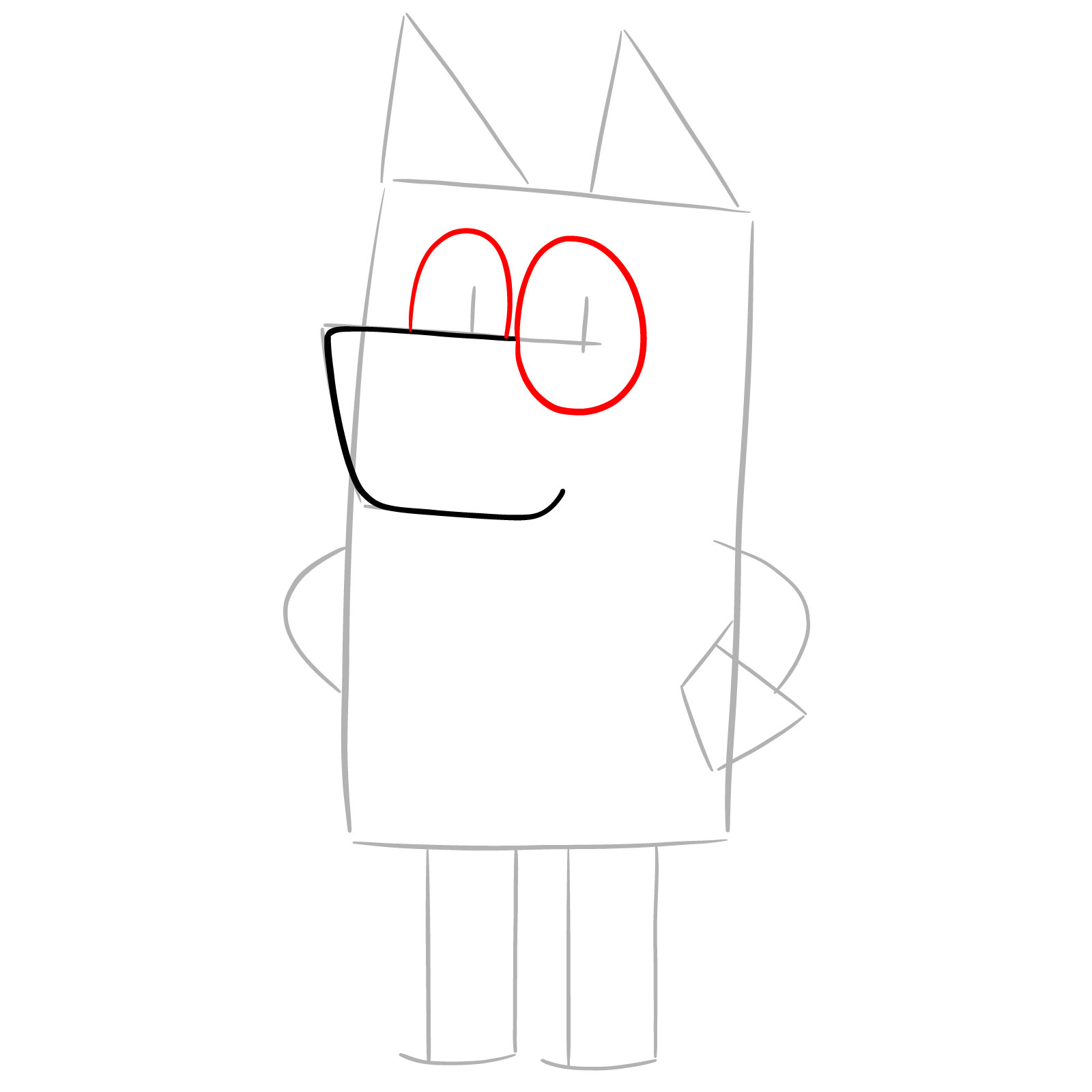 How to Draw Bandit Heeler - step 04
