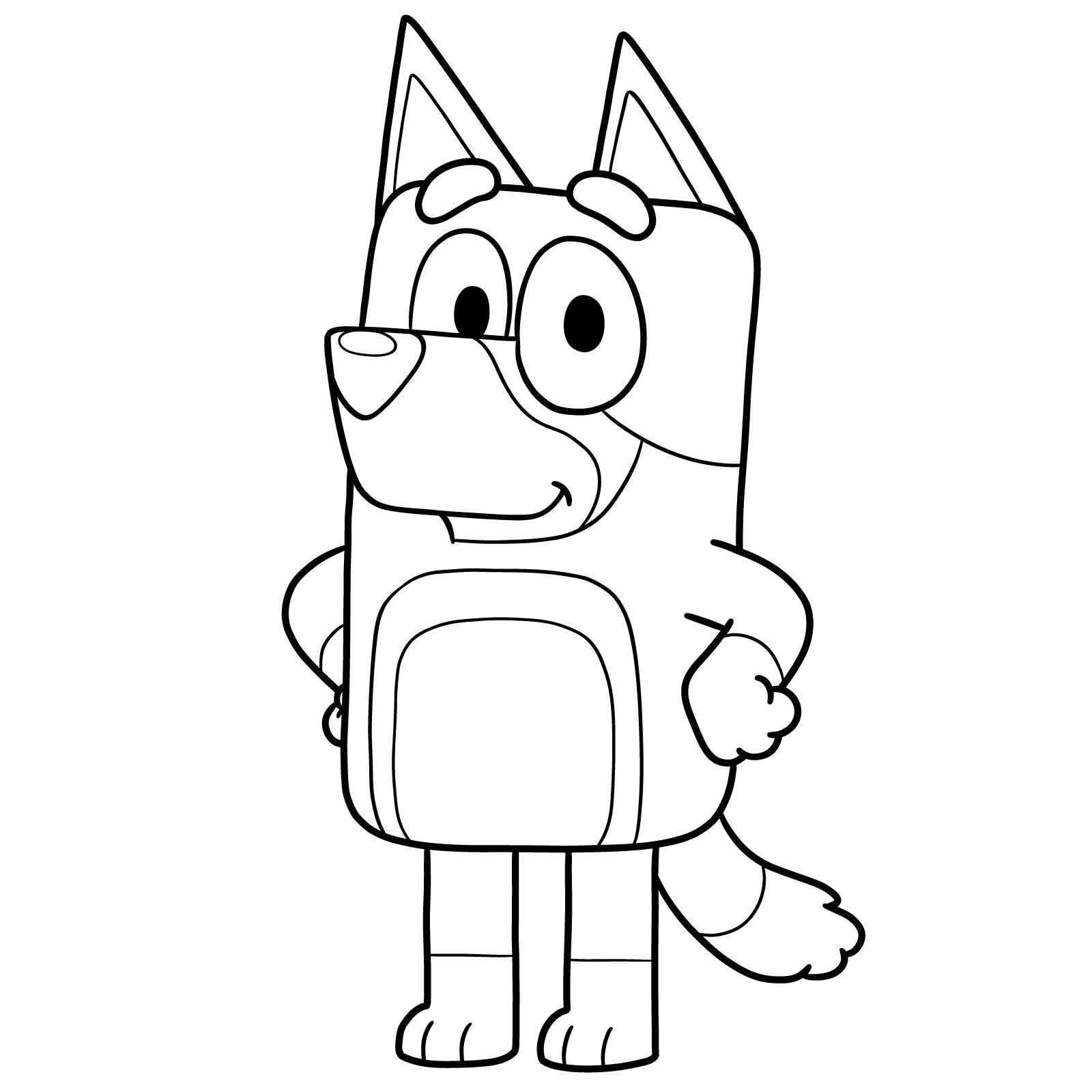 How to Draw Bandit Heeler - step 16