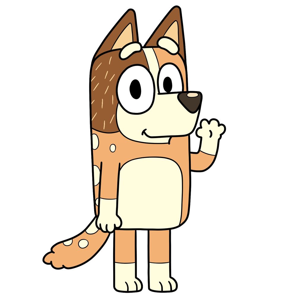 How to Draw Chilli Heeler: Sketch Bluey and Bingo’s Mum