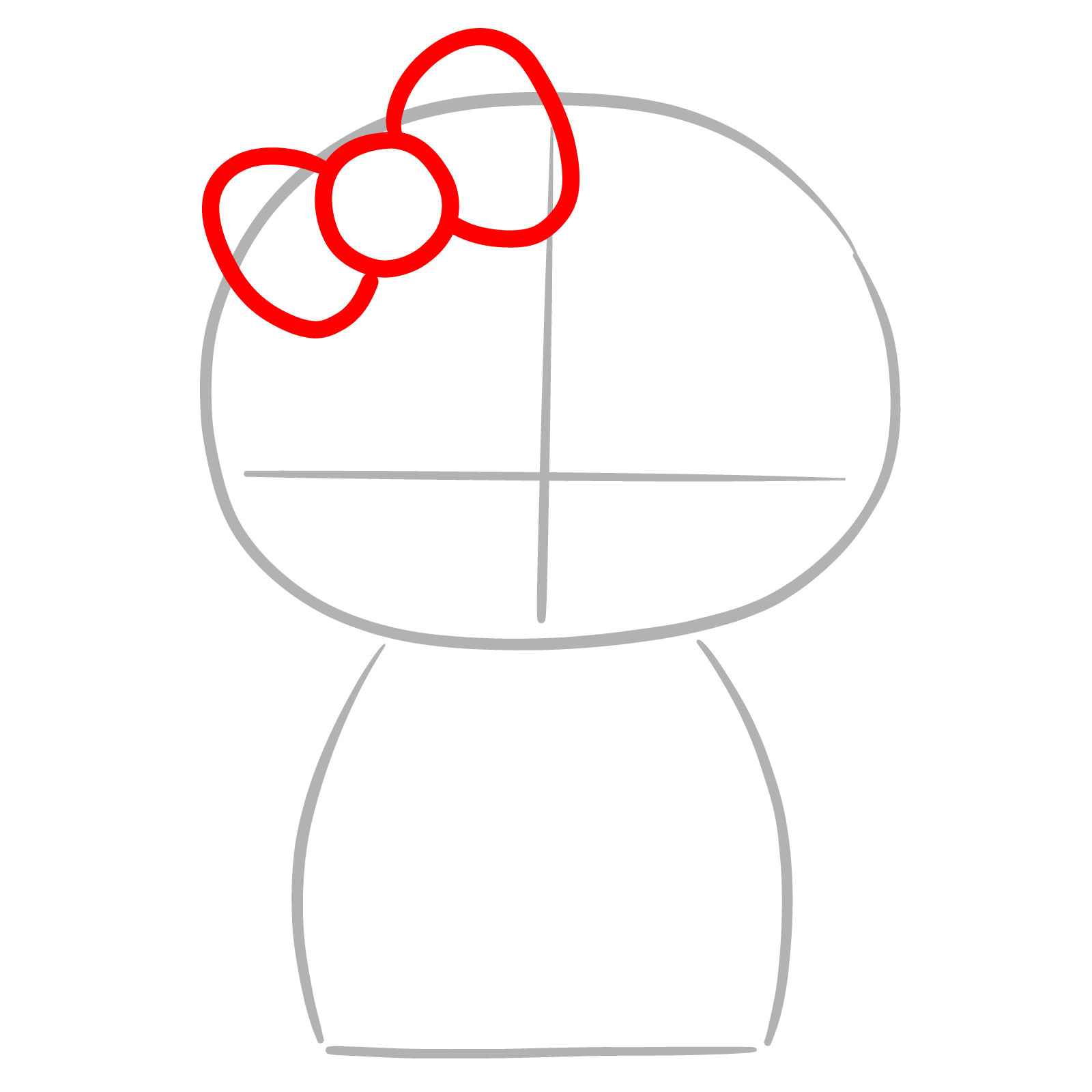 How to Draw Mimmy in Orange Overalls - step 02