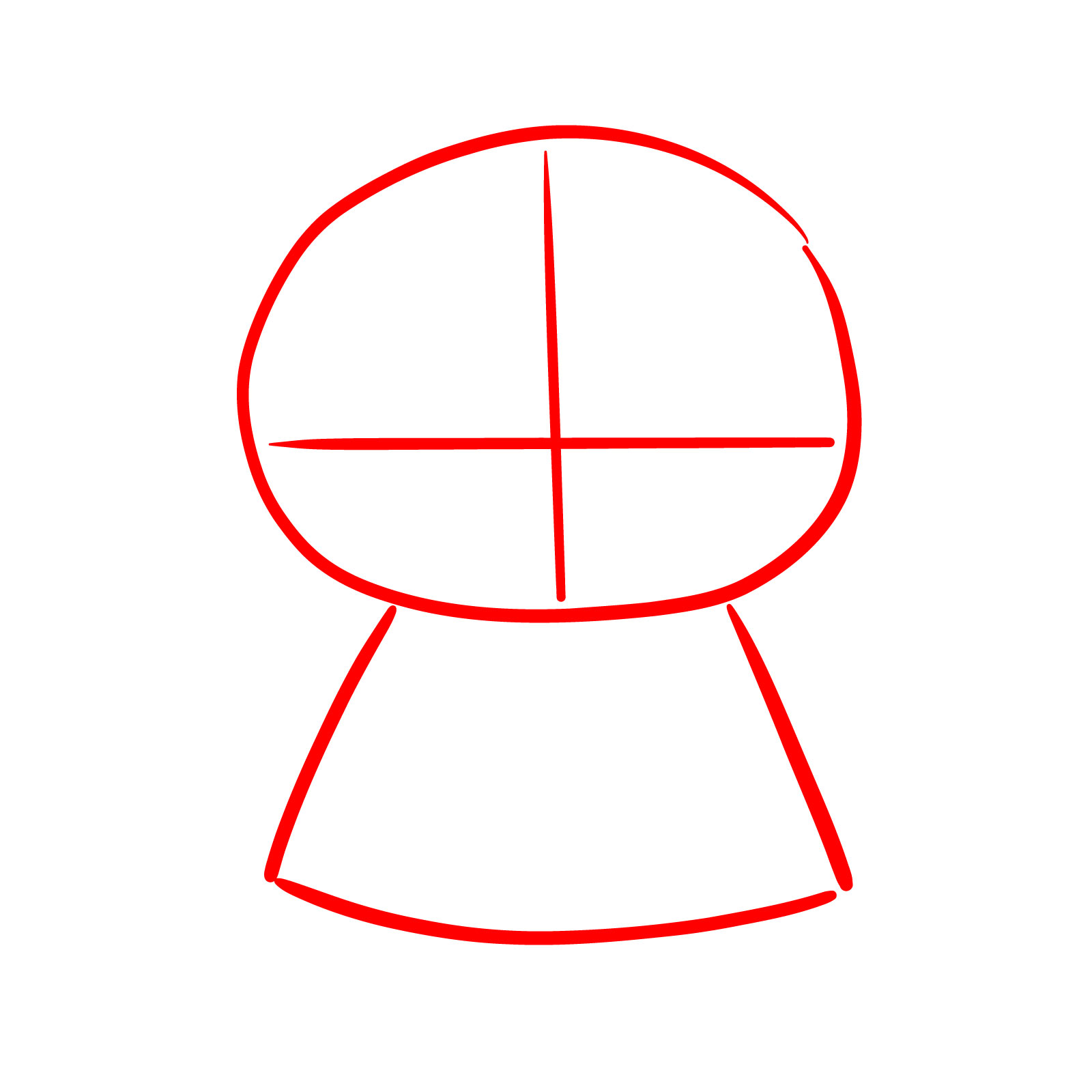 How to Draw Fifi from Hello Kitty - step 01