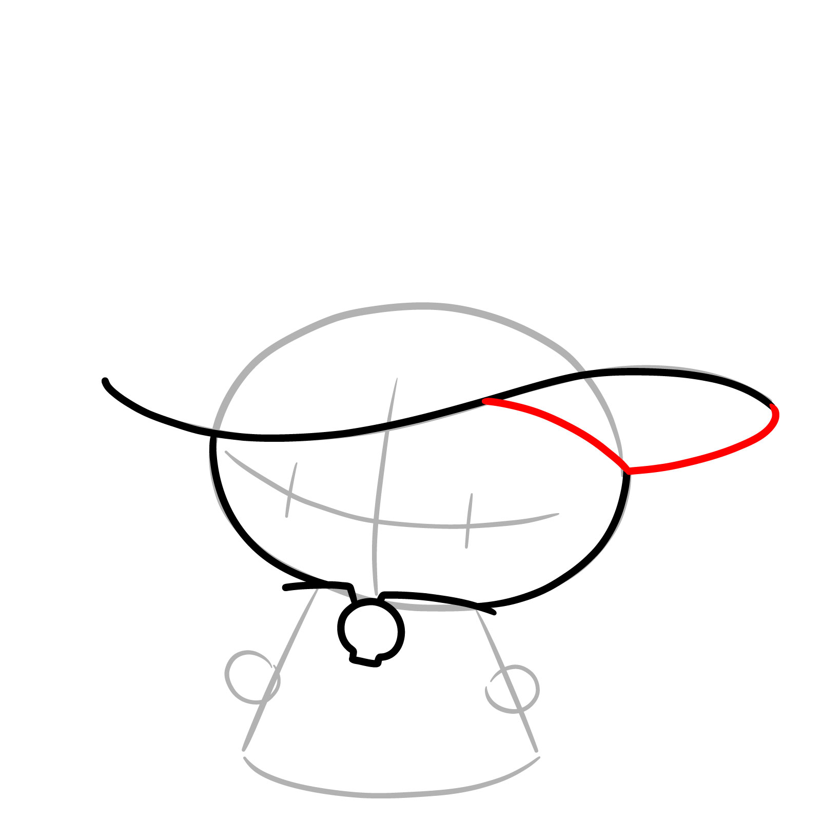 How to Draw Kuromi for Halloween - step 05