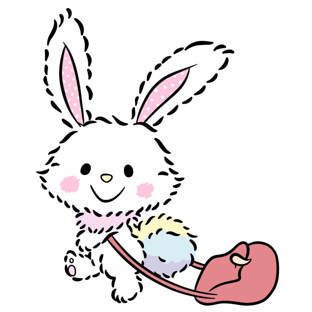 How to Draw Wish Me Mell with Bag and Fluffy Tail in 17 Steps