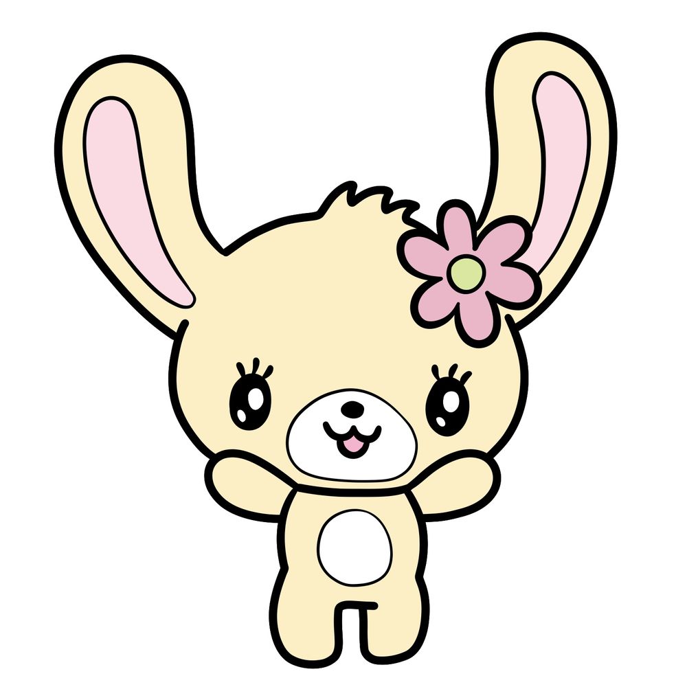 How to Draw Hanausa, the Flower Bunny from Sugarbunnies