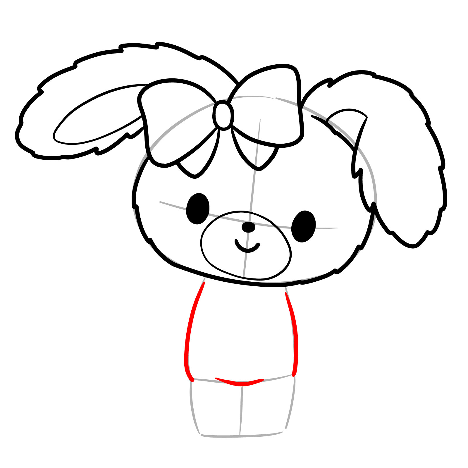 How to Draw Bonbonribbon - step 09