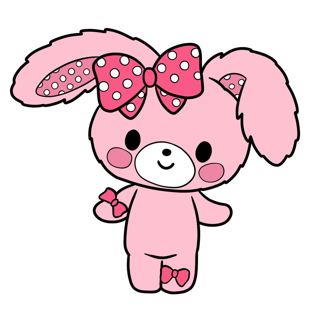 How to Draw Bonbonribbon – Sanrio’s Stylish Pink Rabbit