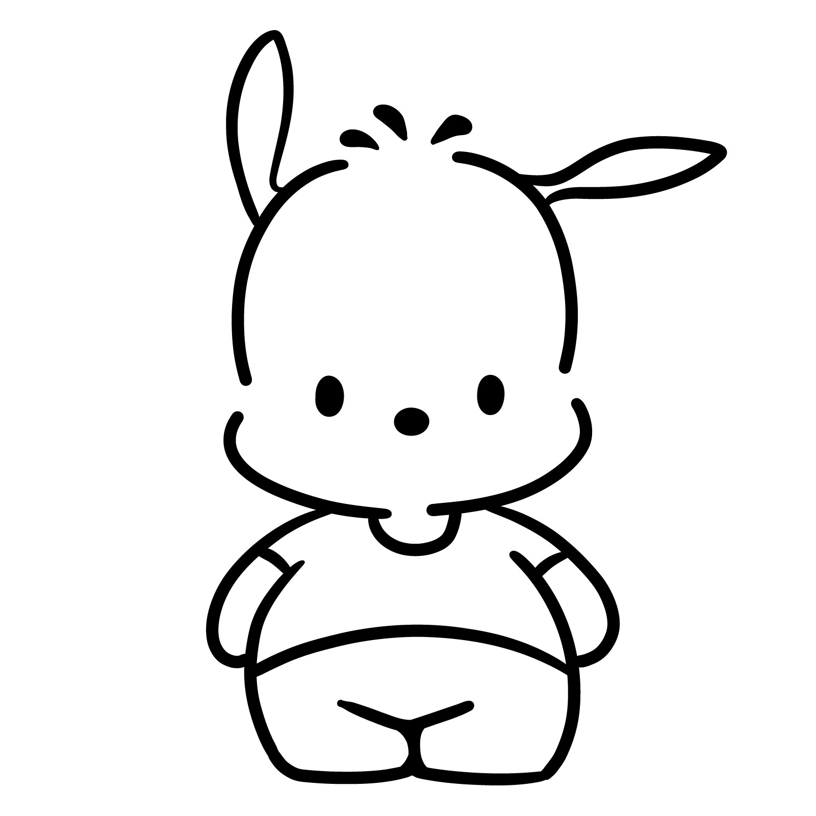 How to Draw Pochacco - step 09