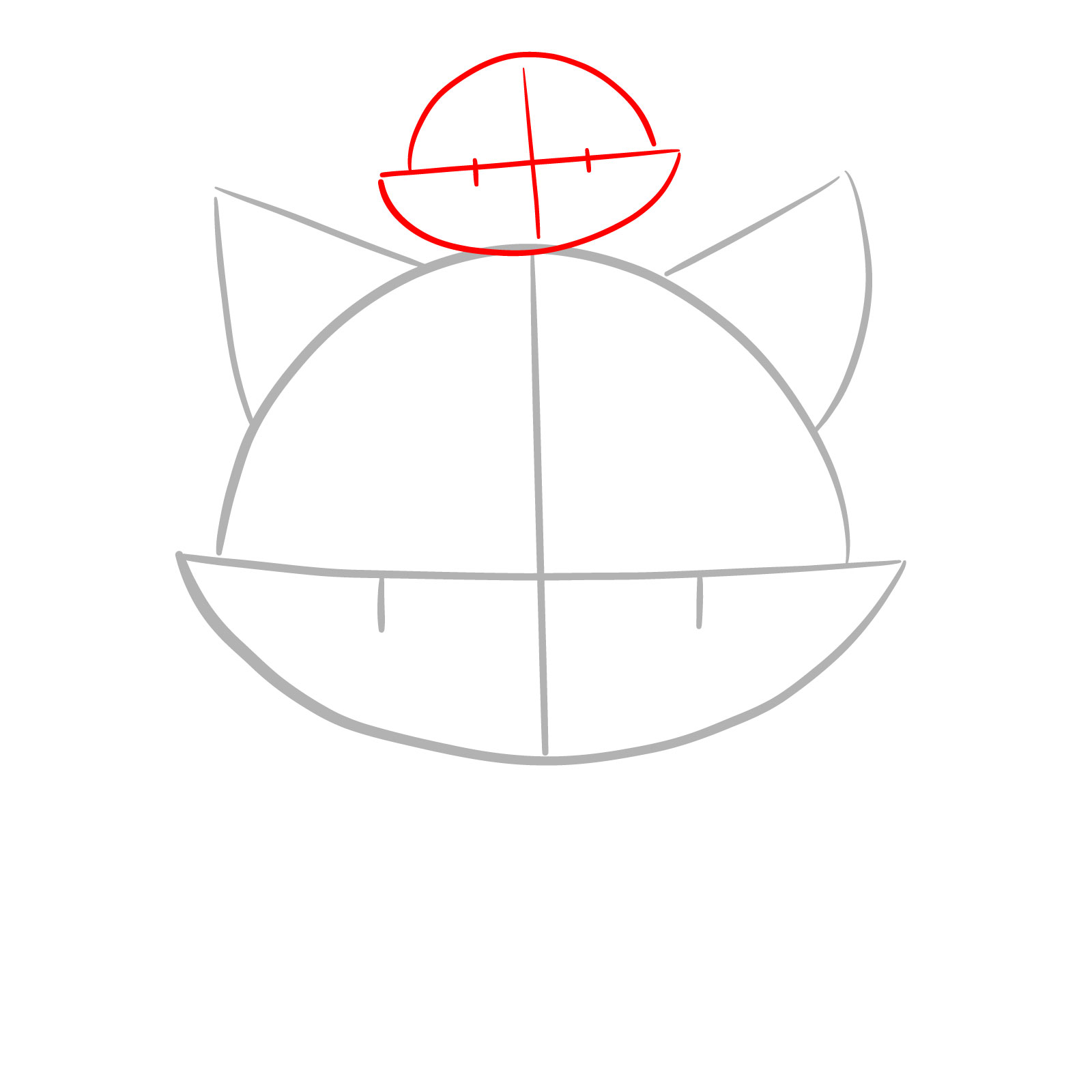 How to Draw Charmmy Kitty and Sugar - step 02