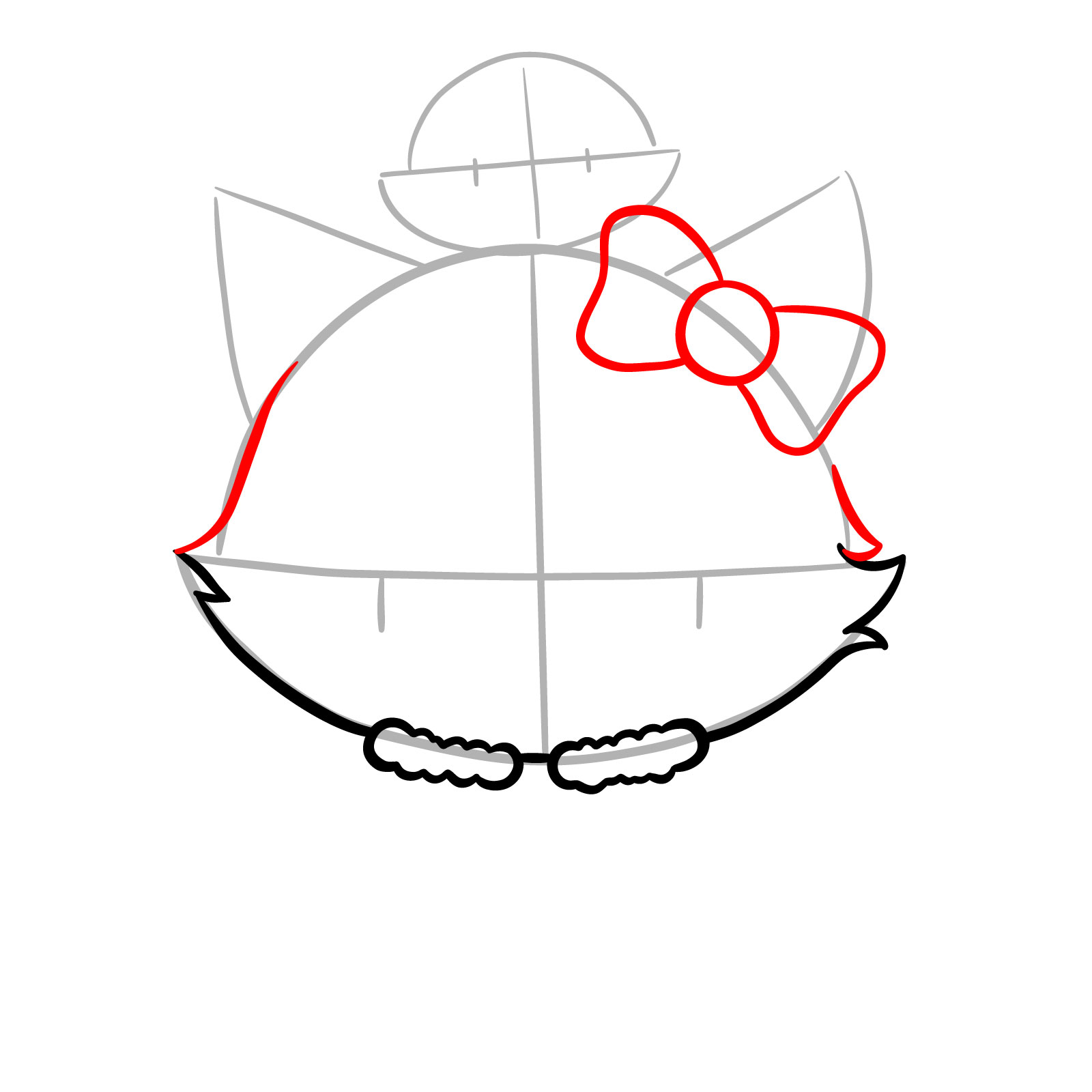 How to Draw Charmmy Kitty and Sugar - step 04