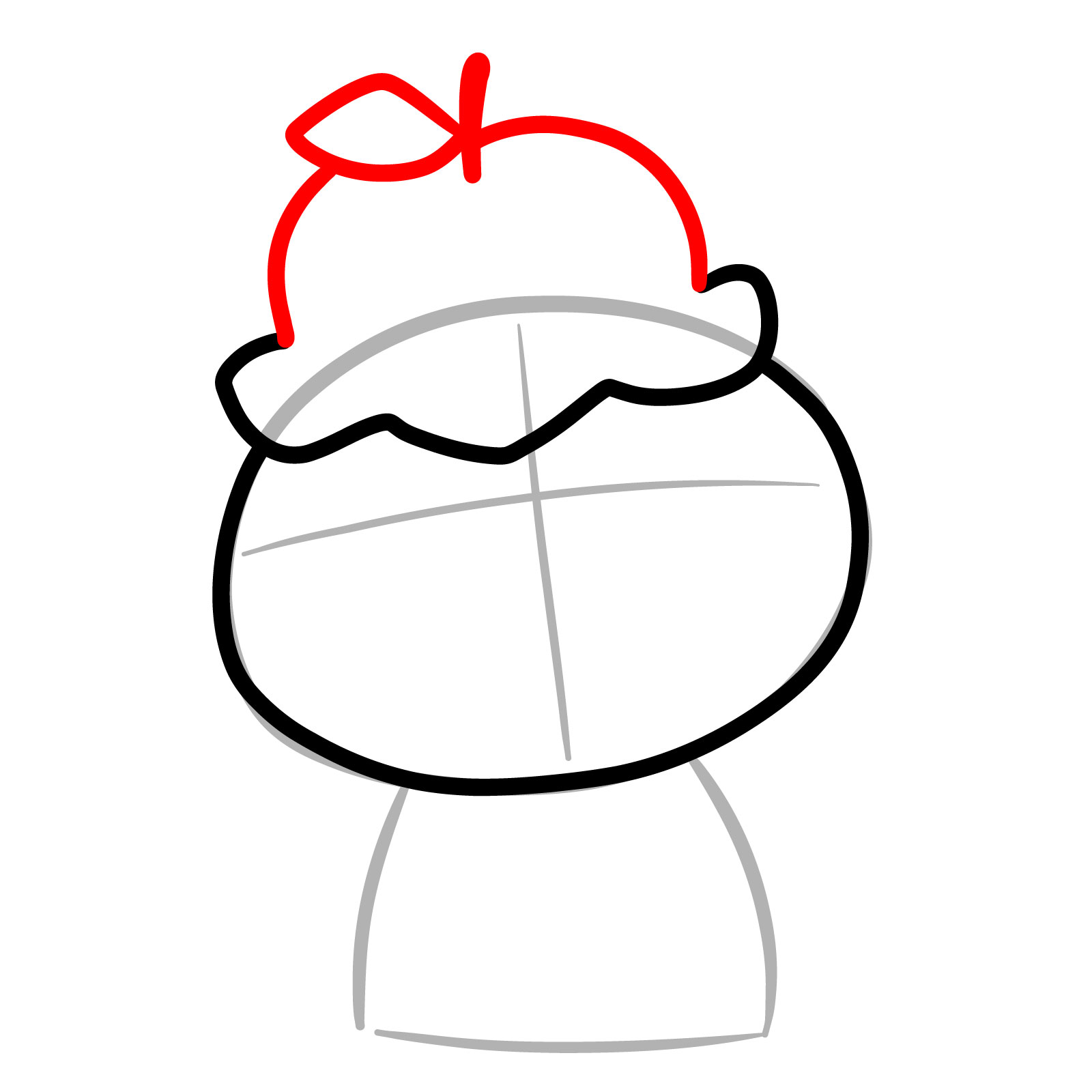 How to Draw Corocorokuririn - step 04