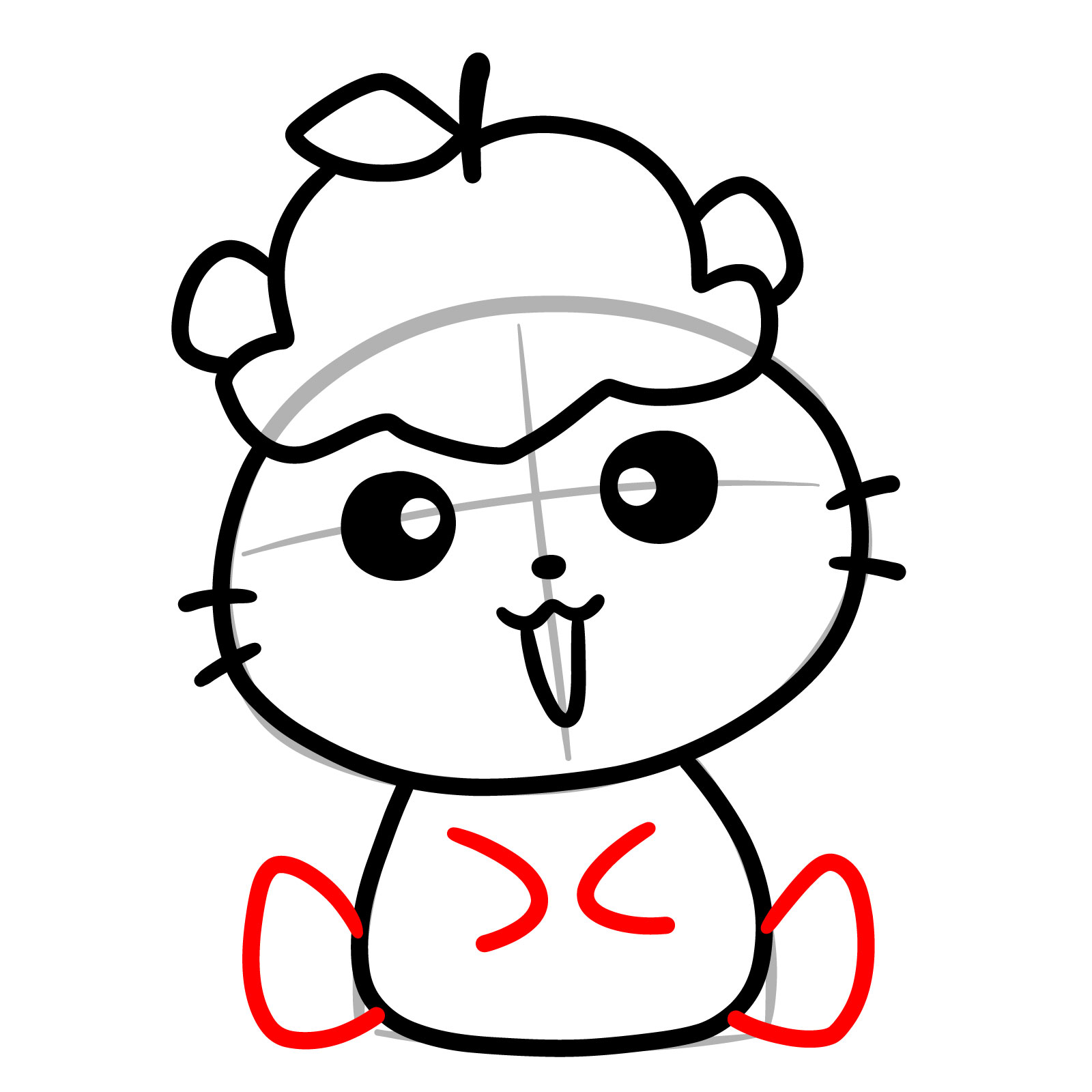 How to Draw Corocorokuririn - step 09