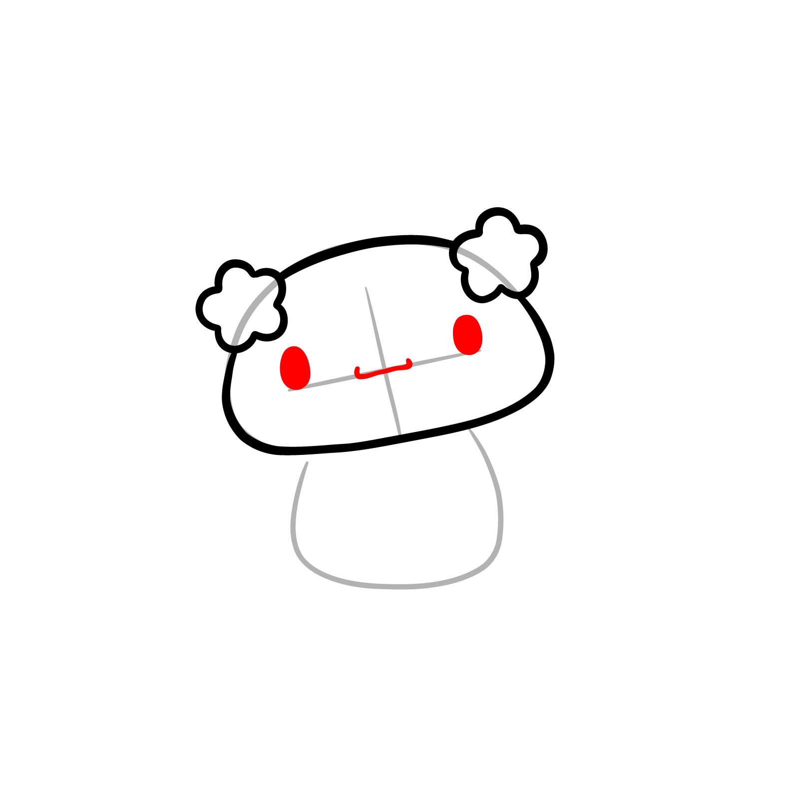 How to Draw Mocha From Cinnamoroll - step 04