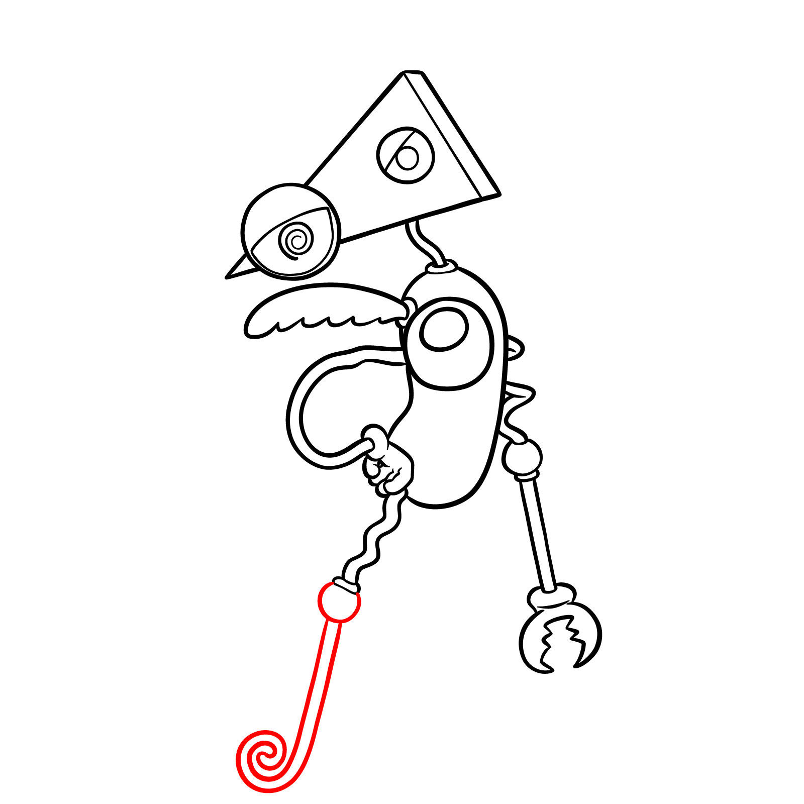 How to Draw Zooble from TADC - step 13