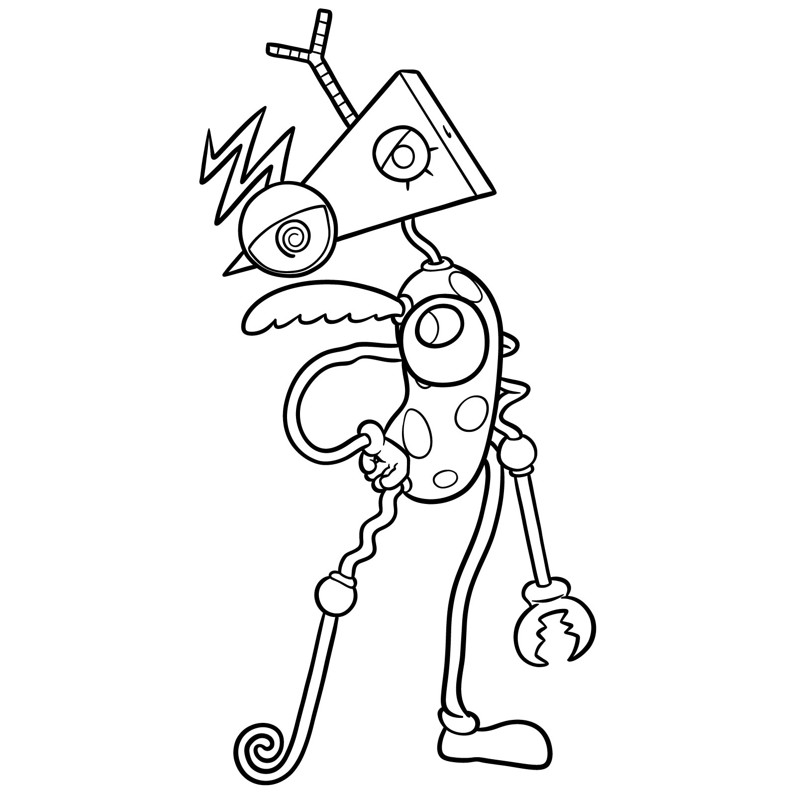 How to Draw Zooble from TADC - step 18