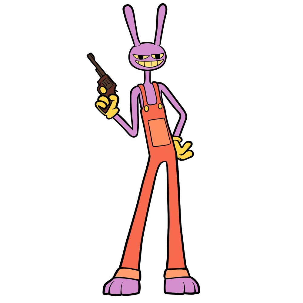 How to Draw Jax with a Gun from Episode Six They All Get Guns