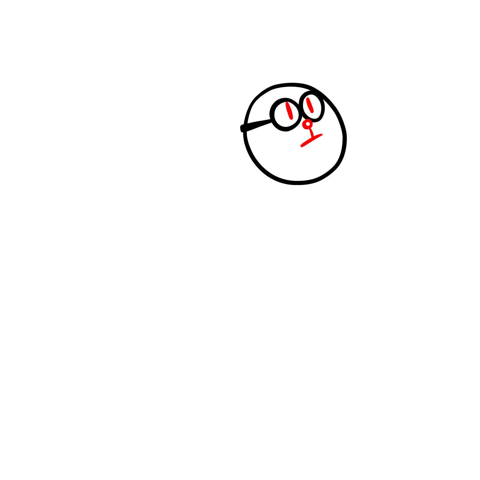 How to Draw Commander Cupcake - step 03