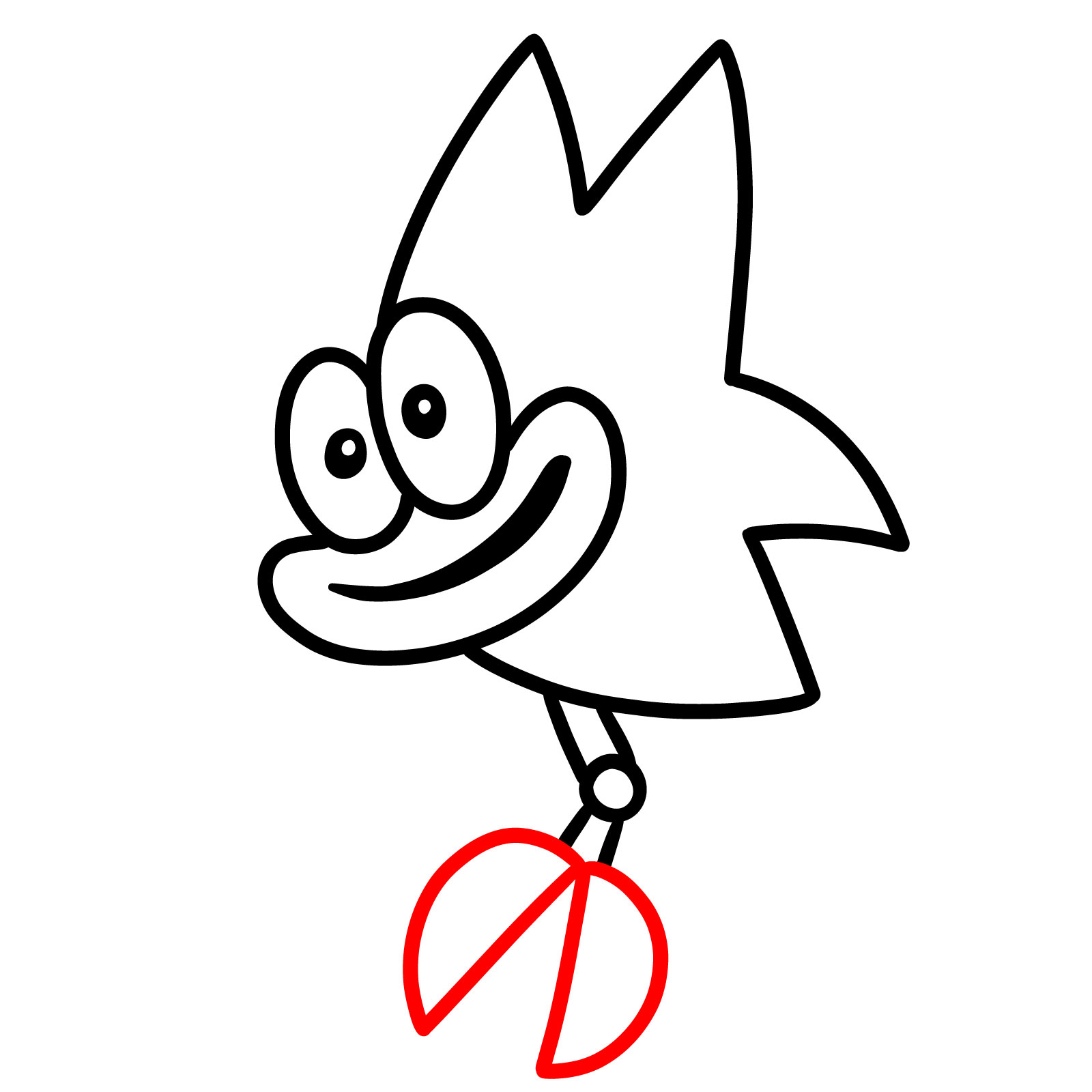 How to Draw Flippy Cyborg - step 07