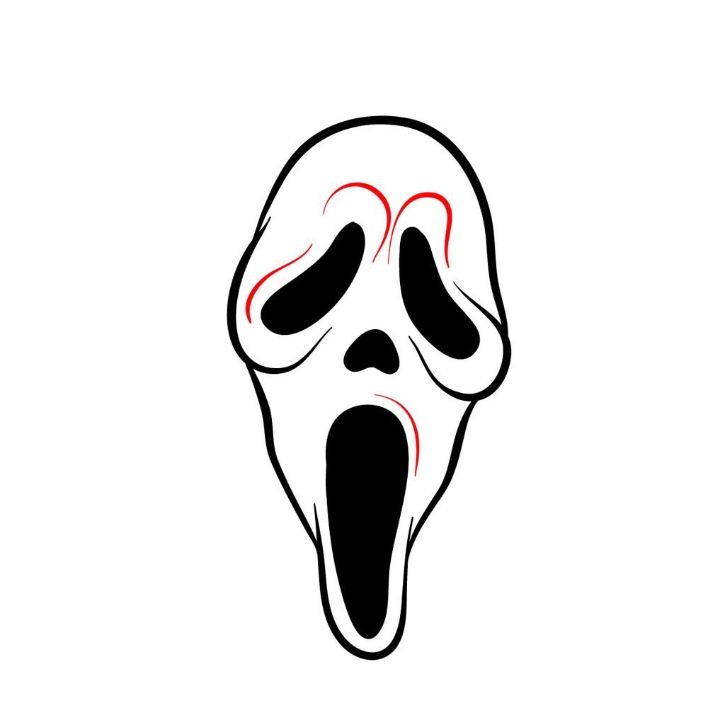 scream ghostface drawing