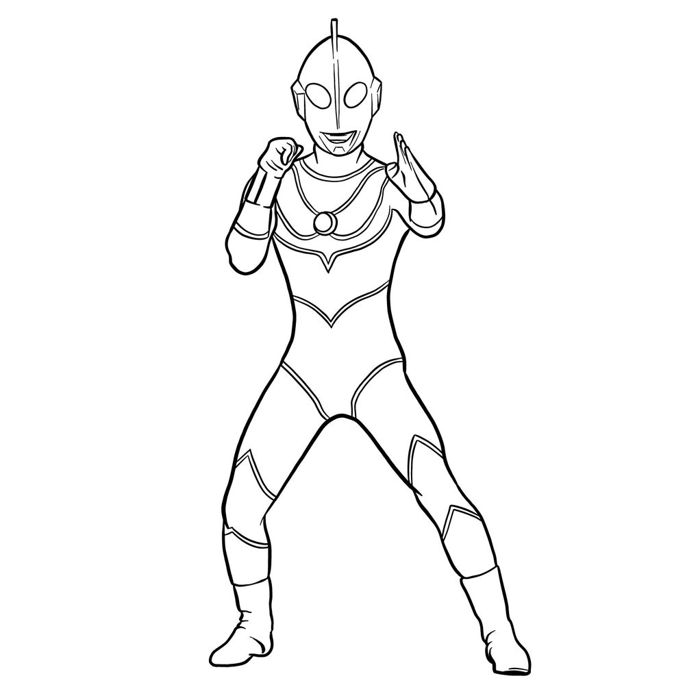 How to draw Ultraman Jack
