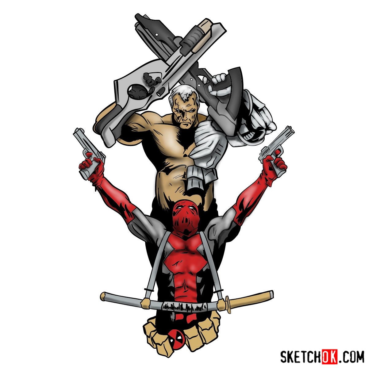 Tina Traces - Just finished drawing Deadpool 😄 Check the... | Facebook