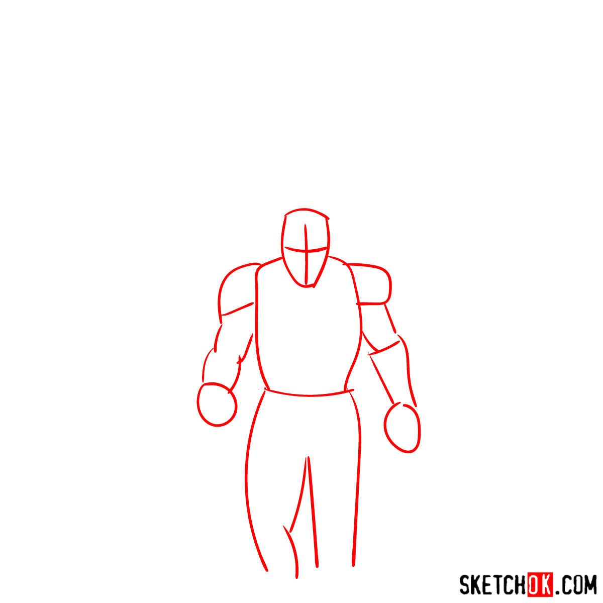 How to Draw Captain America - Easy Drawing Art