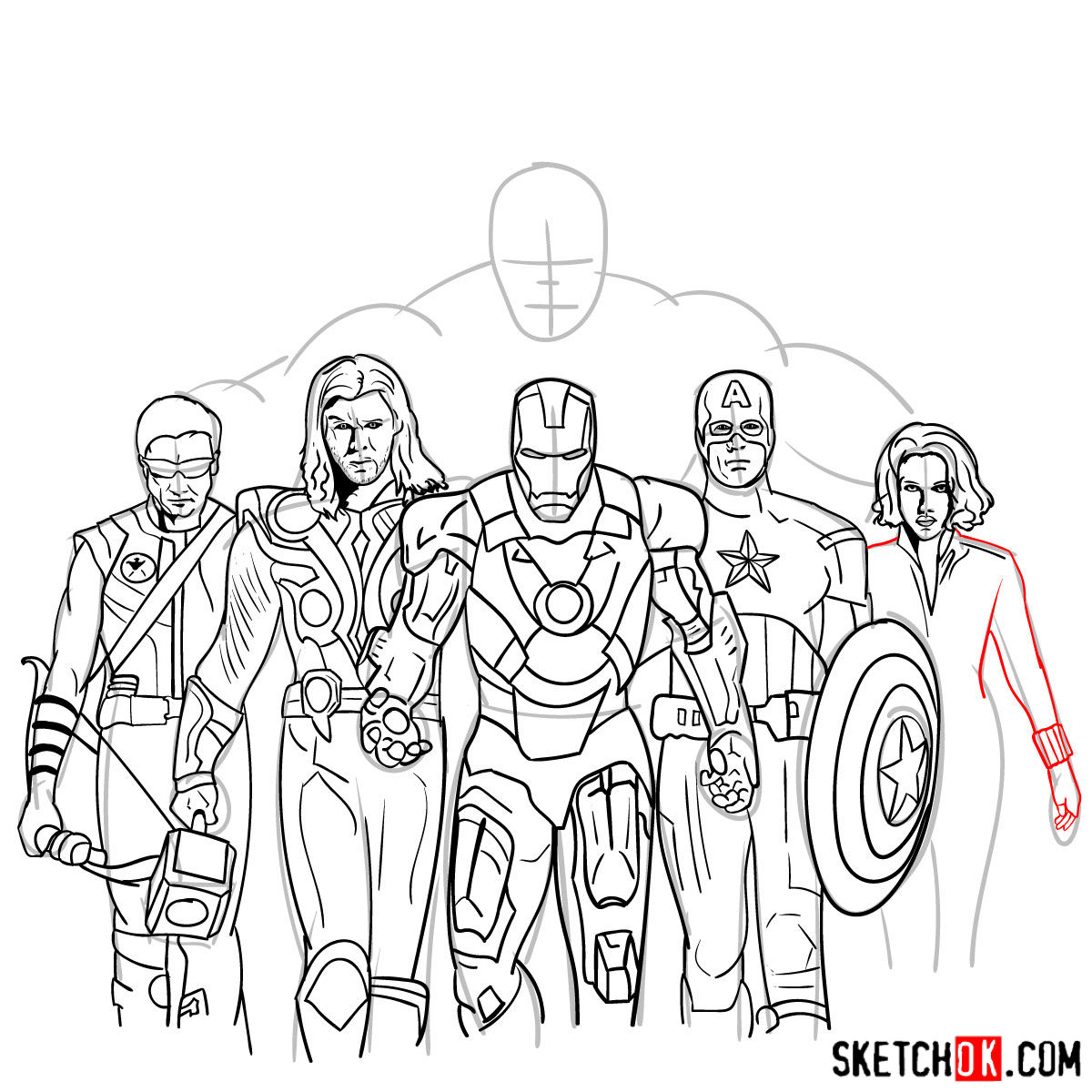 Marvel Heroes Drawings for Sale  Fine Art America