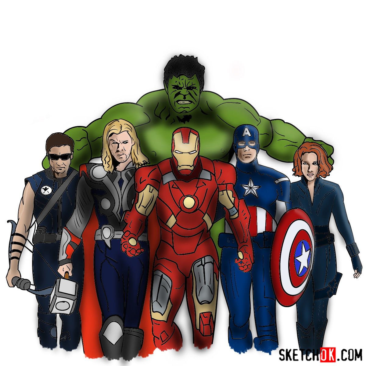 Free Marvel Icons Sketch - TitanUI