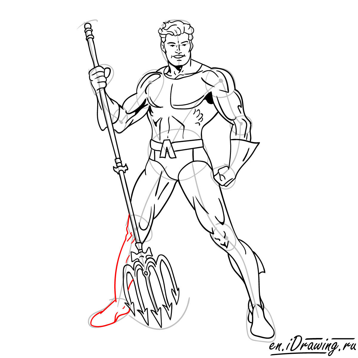 Learn How to Draw Classic Aquaman A StepbyStep Tutorial