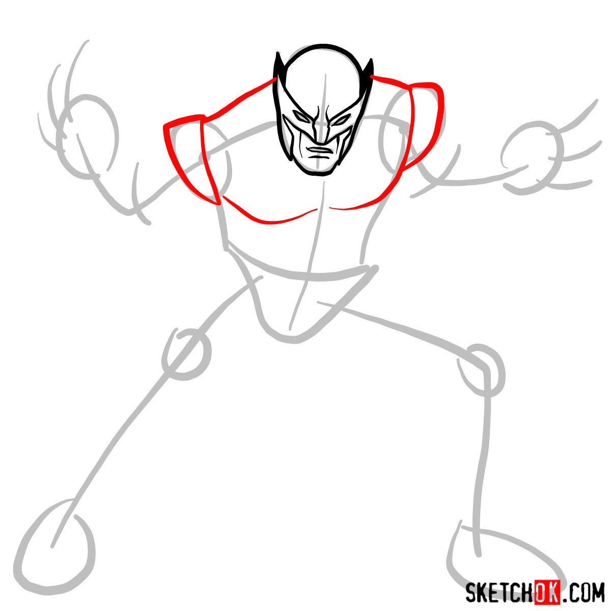 How to Draw Wolverine  Easy Drawing Art