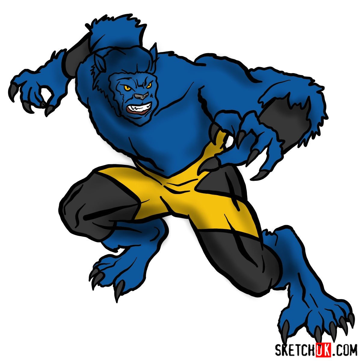 X Men Beast Cartoon