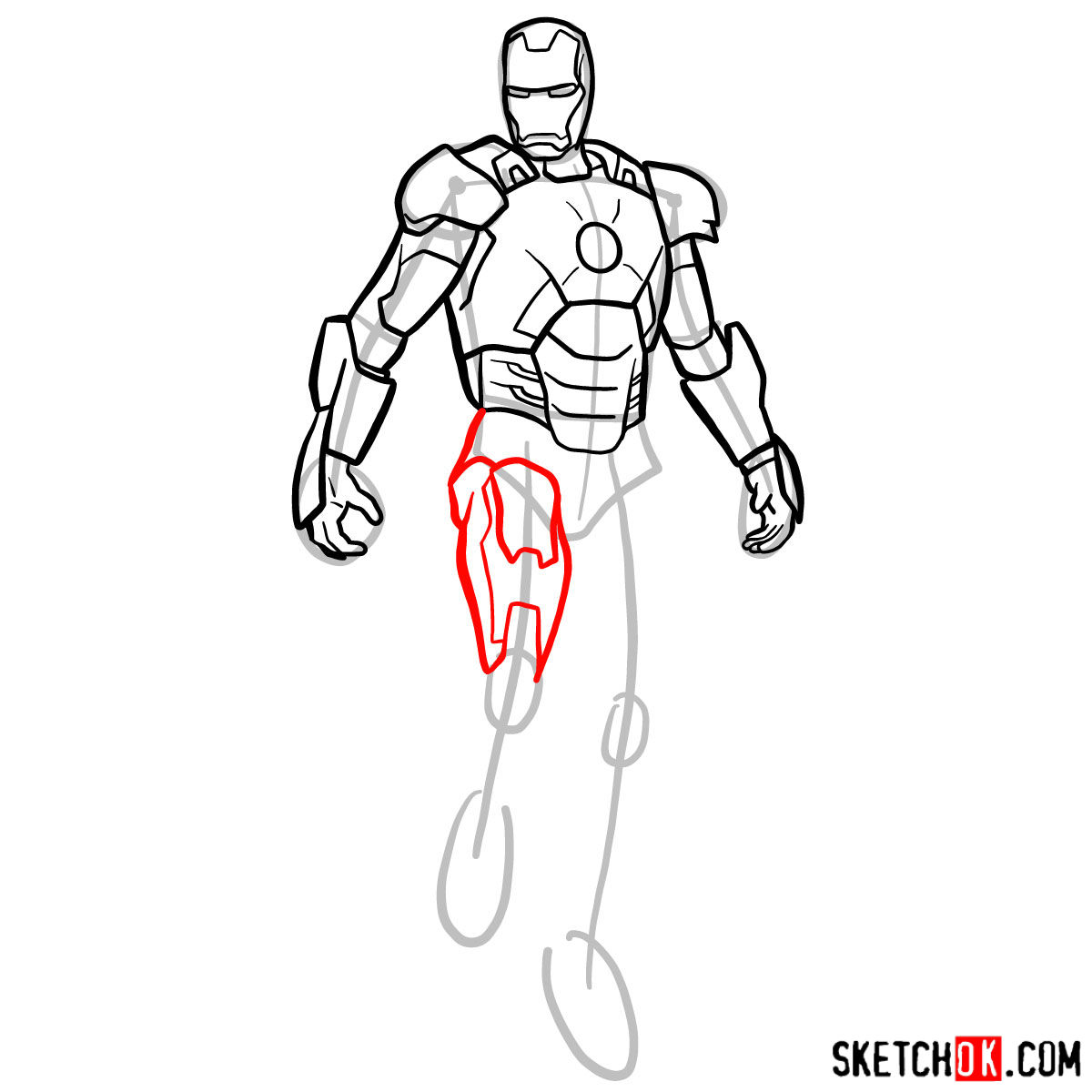 ironman drawings for kids