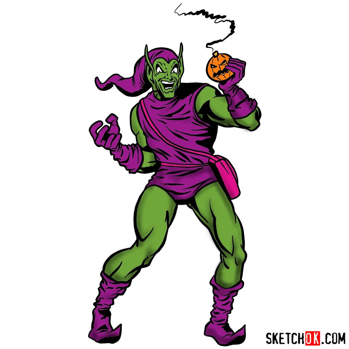 How To Draw The Green Goblin Statementmath12