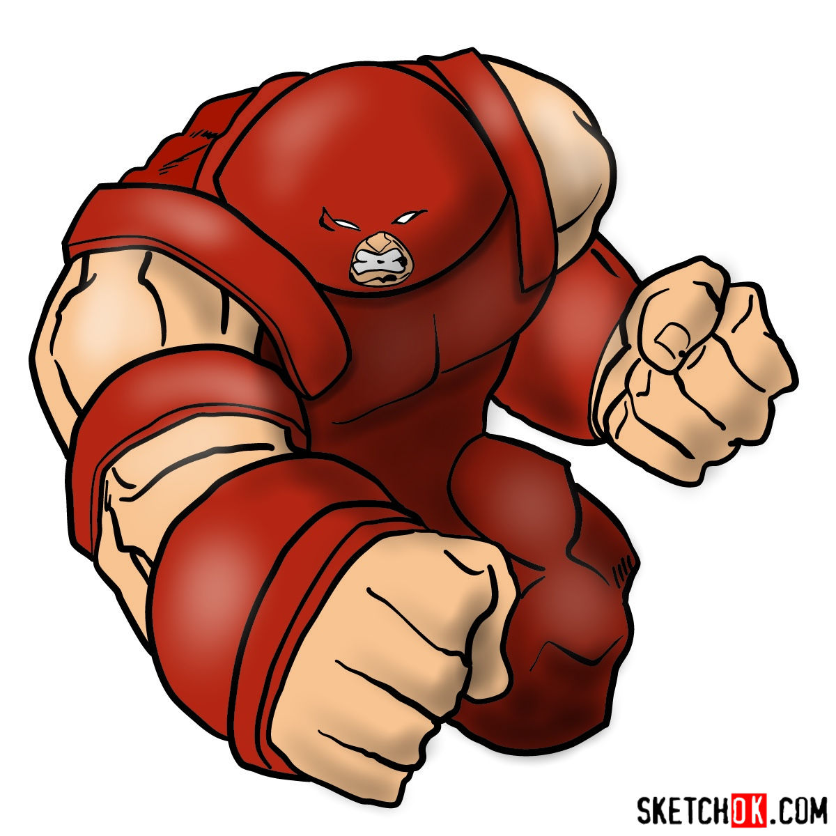 How to draw Juggernaut