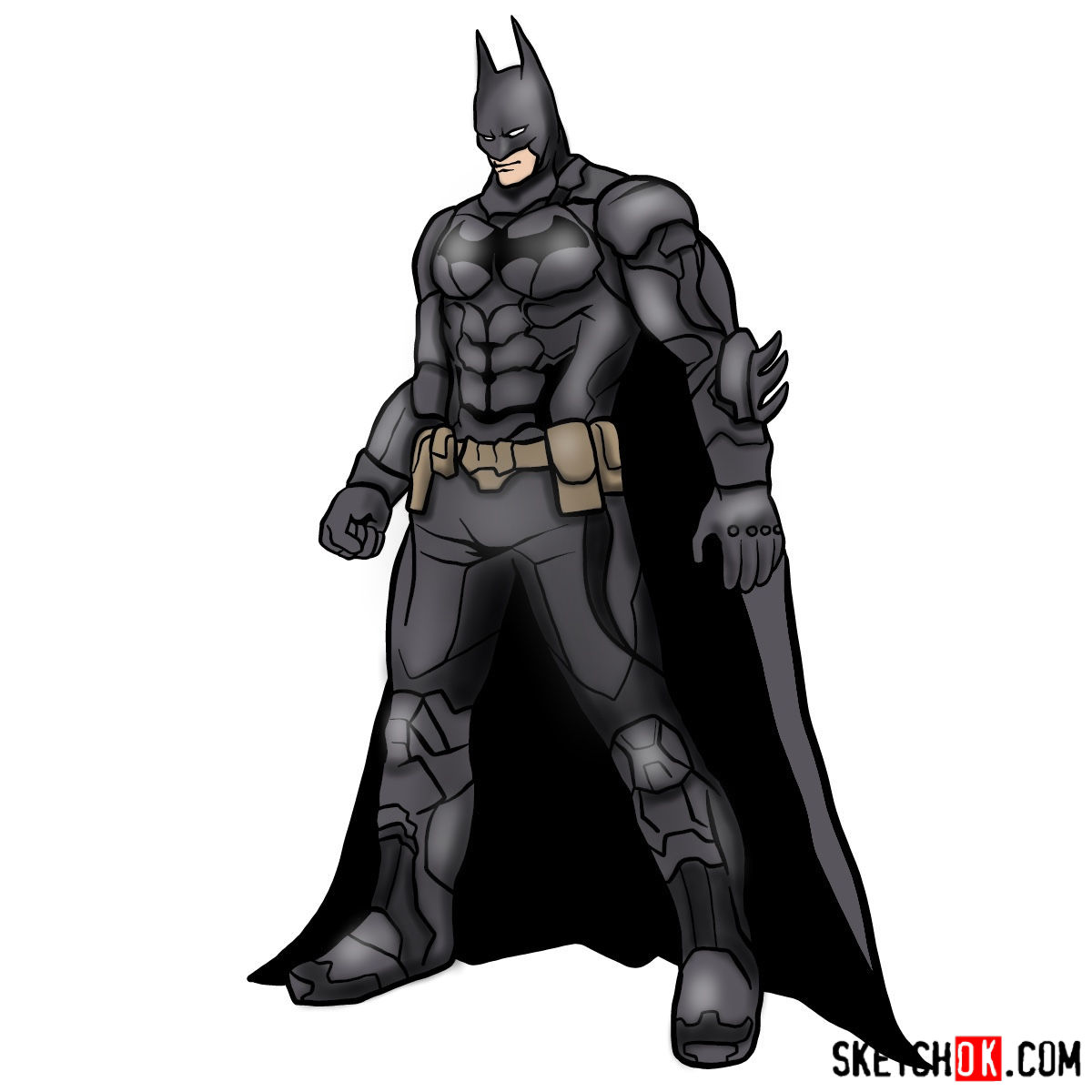How to draw Batman the Dark Knight
