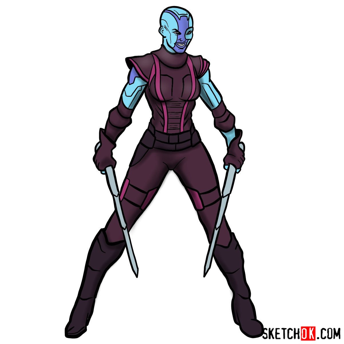 How to Draw Nebula Sketching the Galaxy's Fiercest Warrior