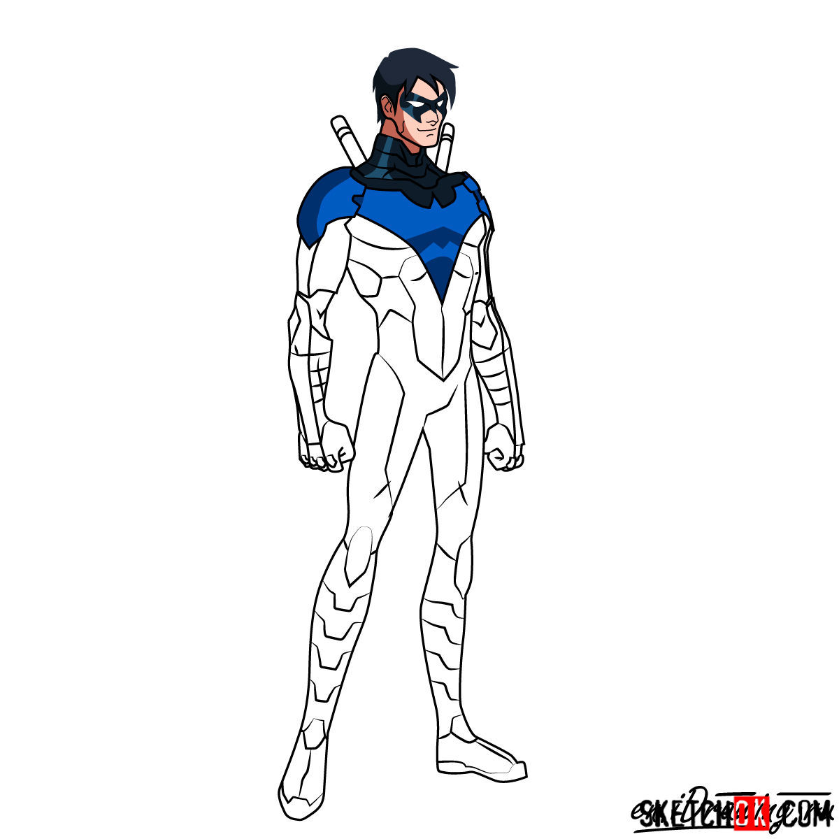 How to Draw Nightwing A StepbyStep Guide for Aspiring Artists