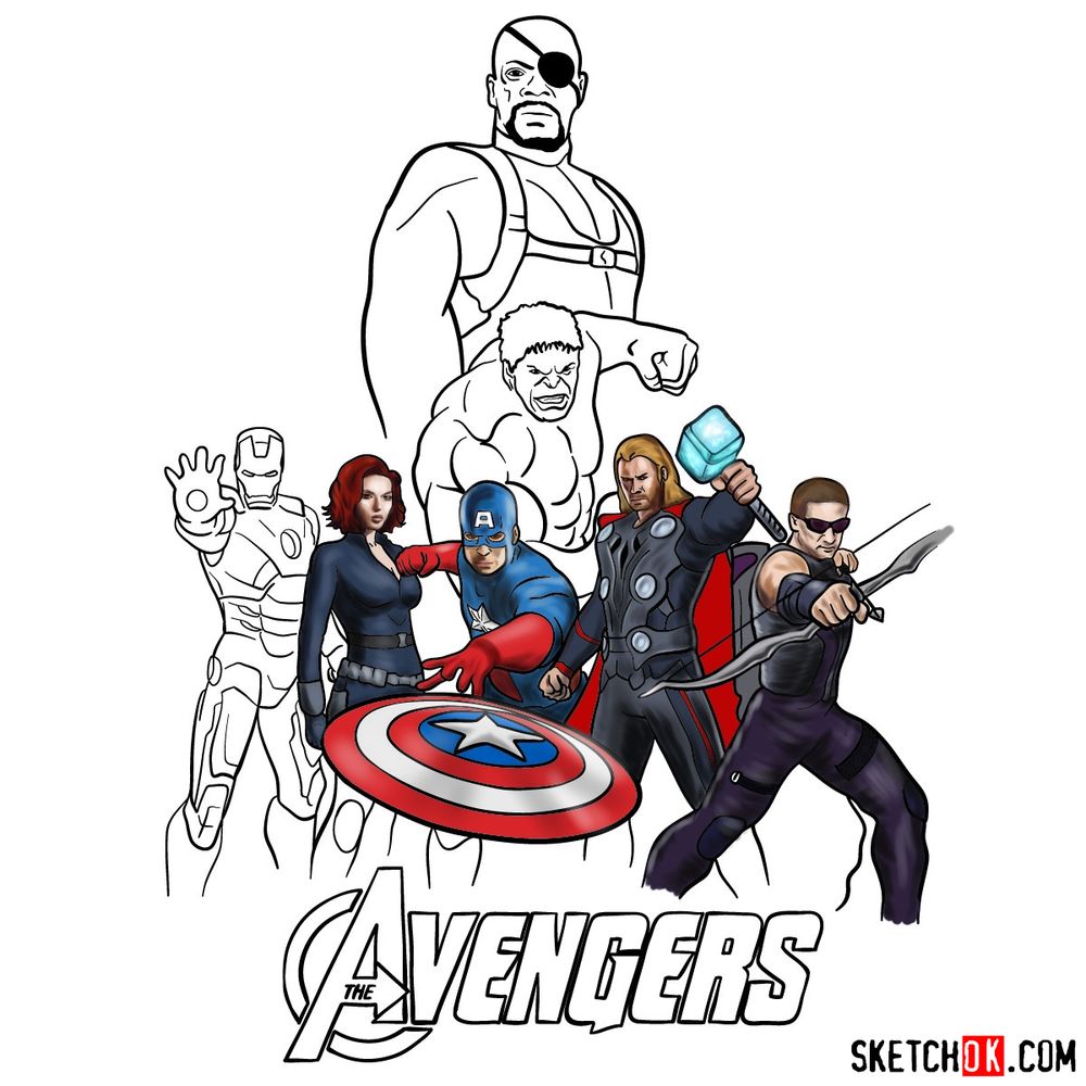 Avengers Bilder: Zeichnen lernen mit Superhelden!