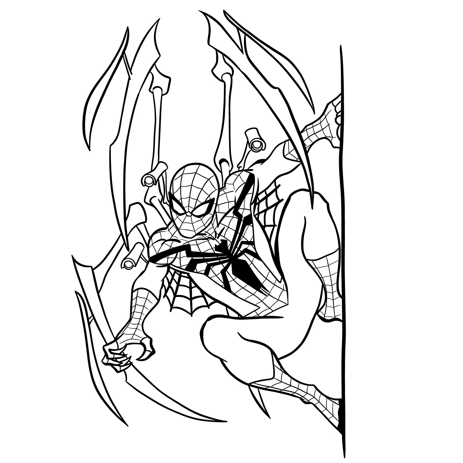 101 Evil Spiderman Coloring Pages  Best HD