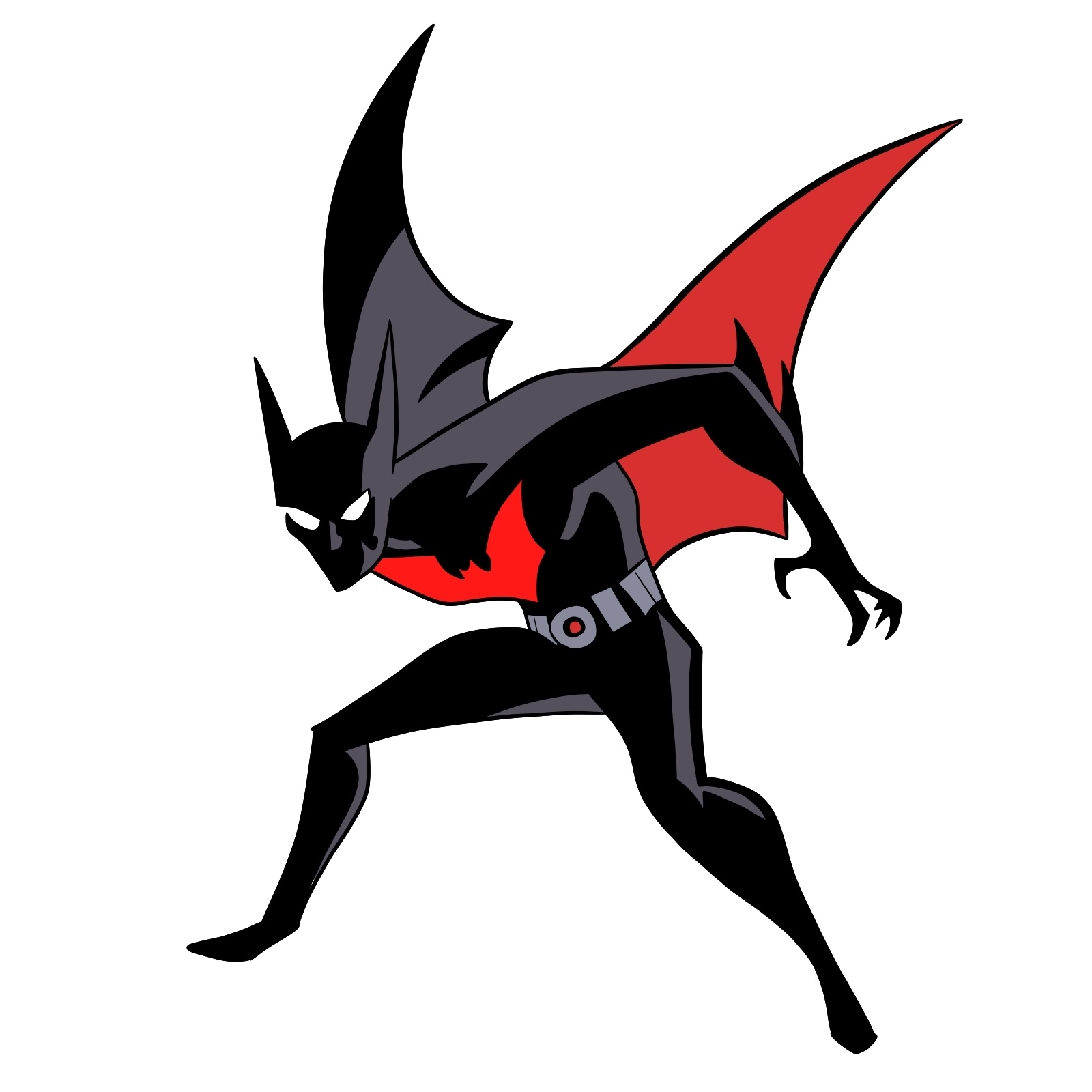How to draw Batman Beyond - coloring