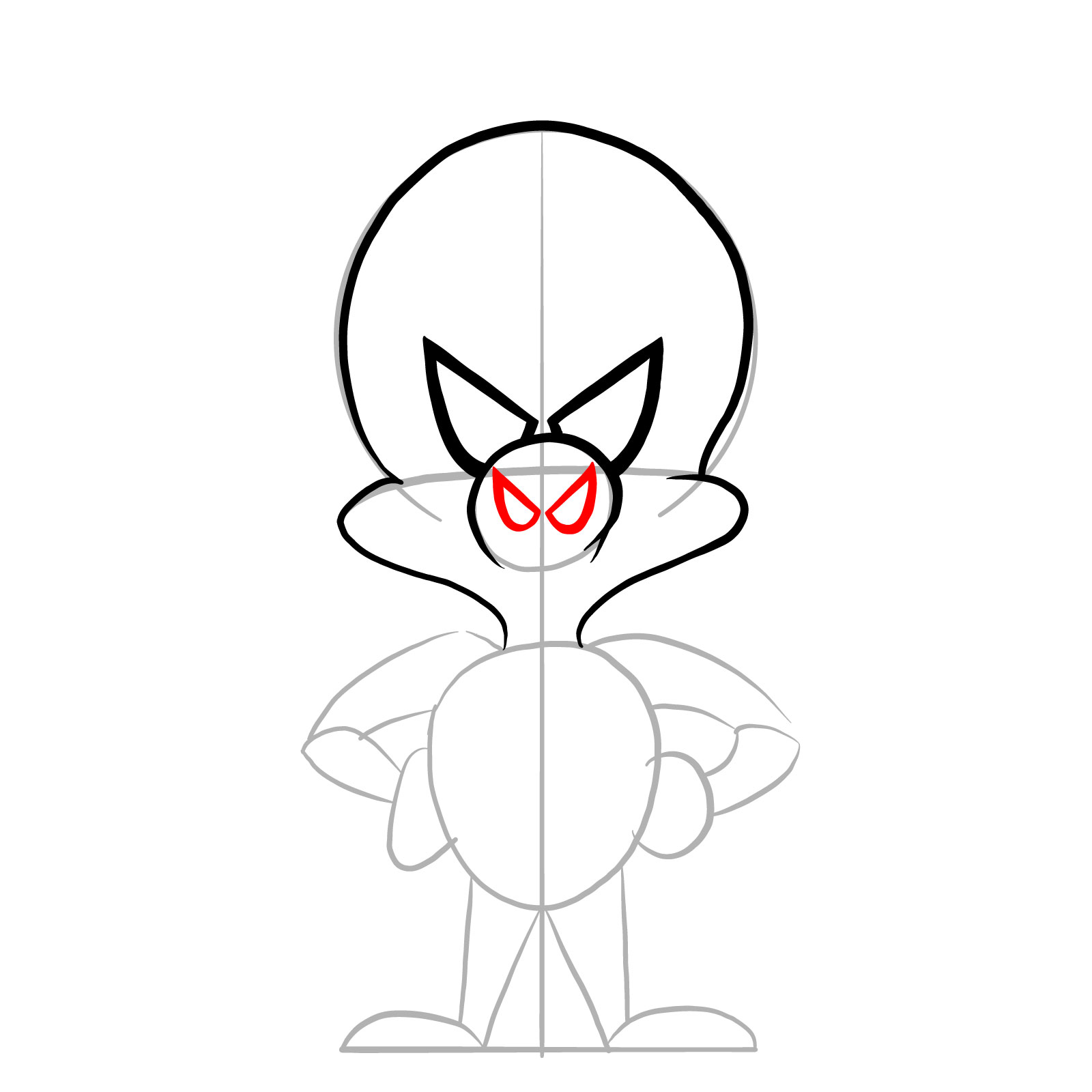 How to draw Spider-Ham - step 08