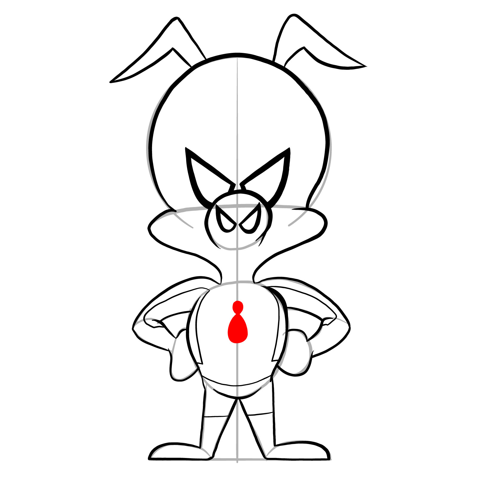How to draw Spider-Ham - step 18