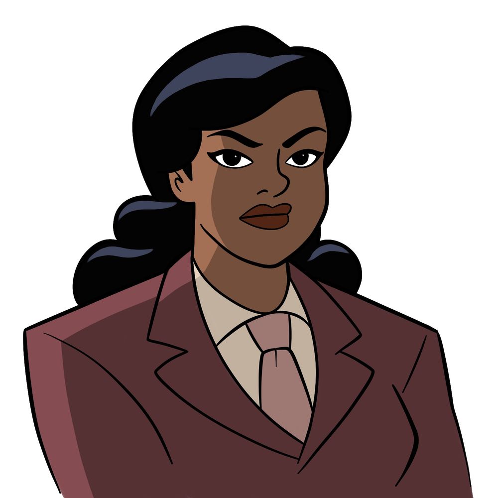 Renee Montoya Drawings - Sketchok easy drawing guides