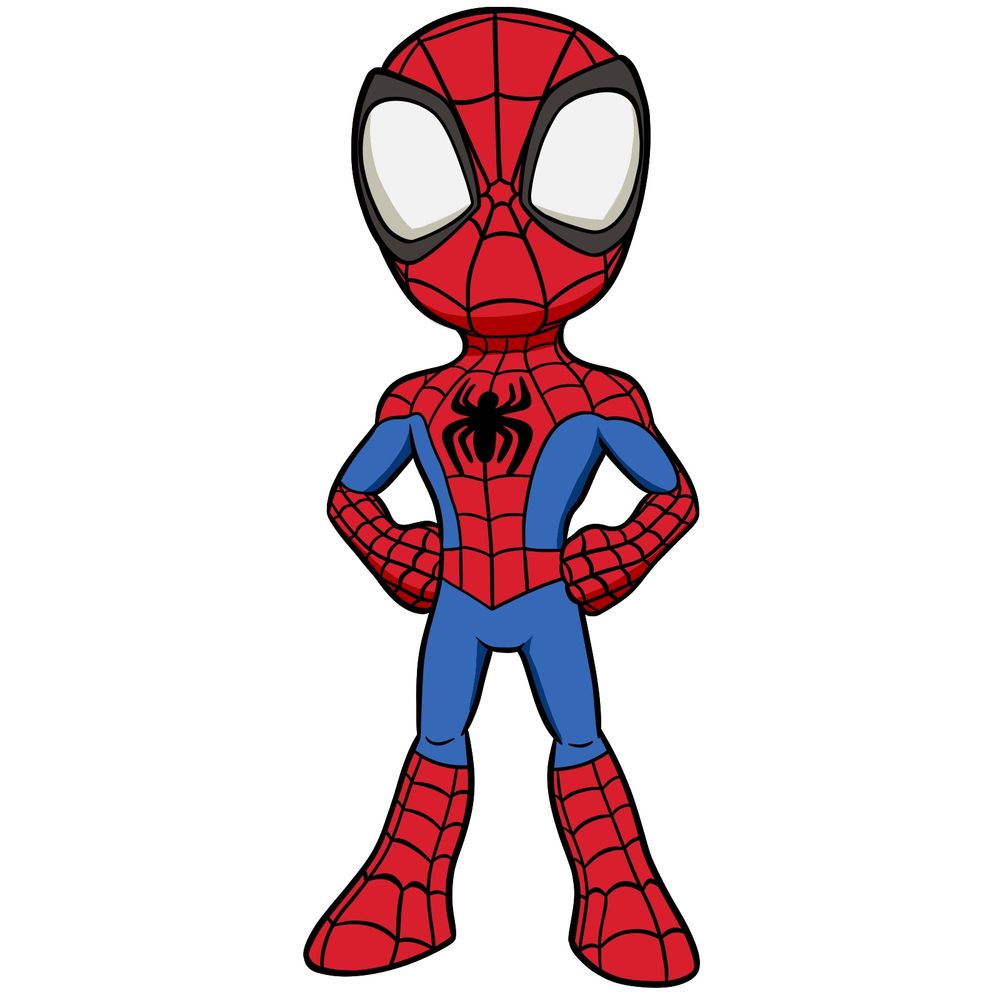 How to Draw Spidey from Spidey & His Amazing Friends