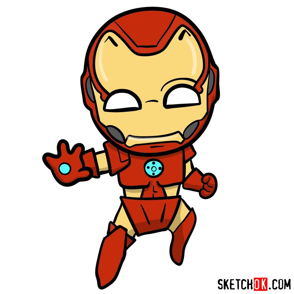 How To Draw Chibi Iron Man Drawingnow - vrogue.co