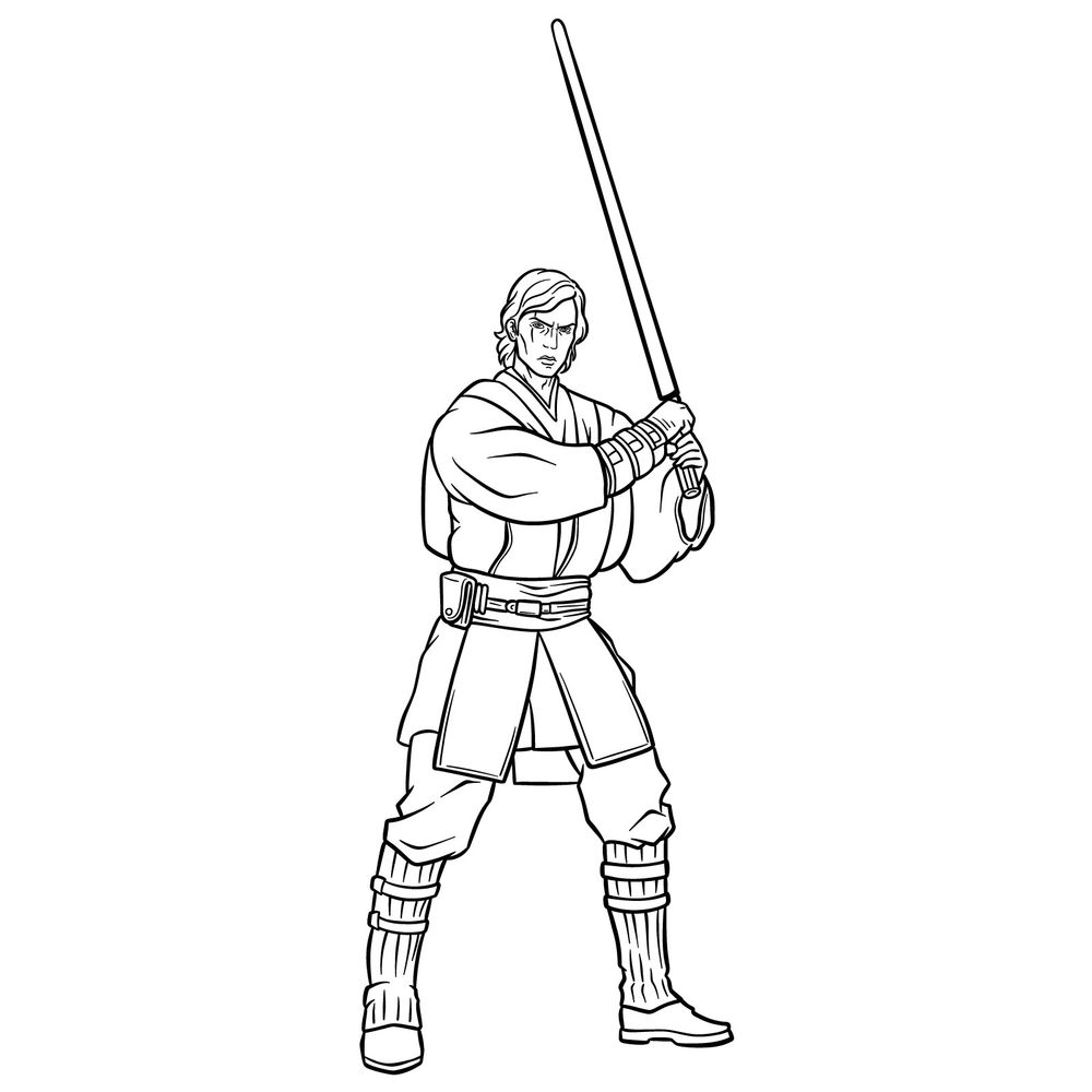 How to Draw Anakin Skywalker from Star Wars: Revenge of the Sith