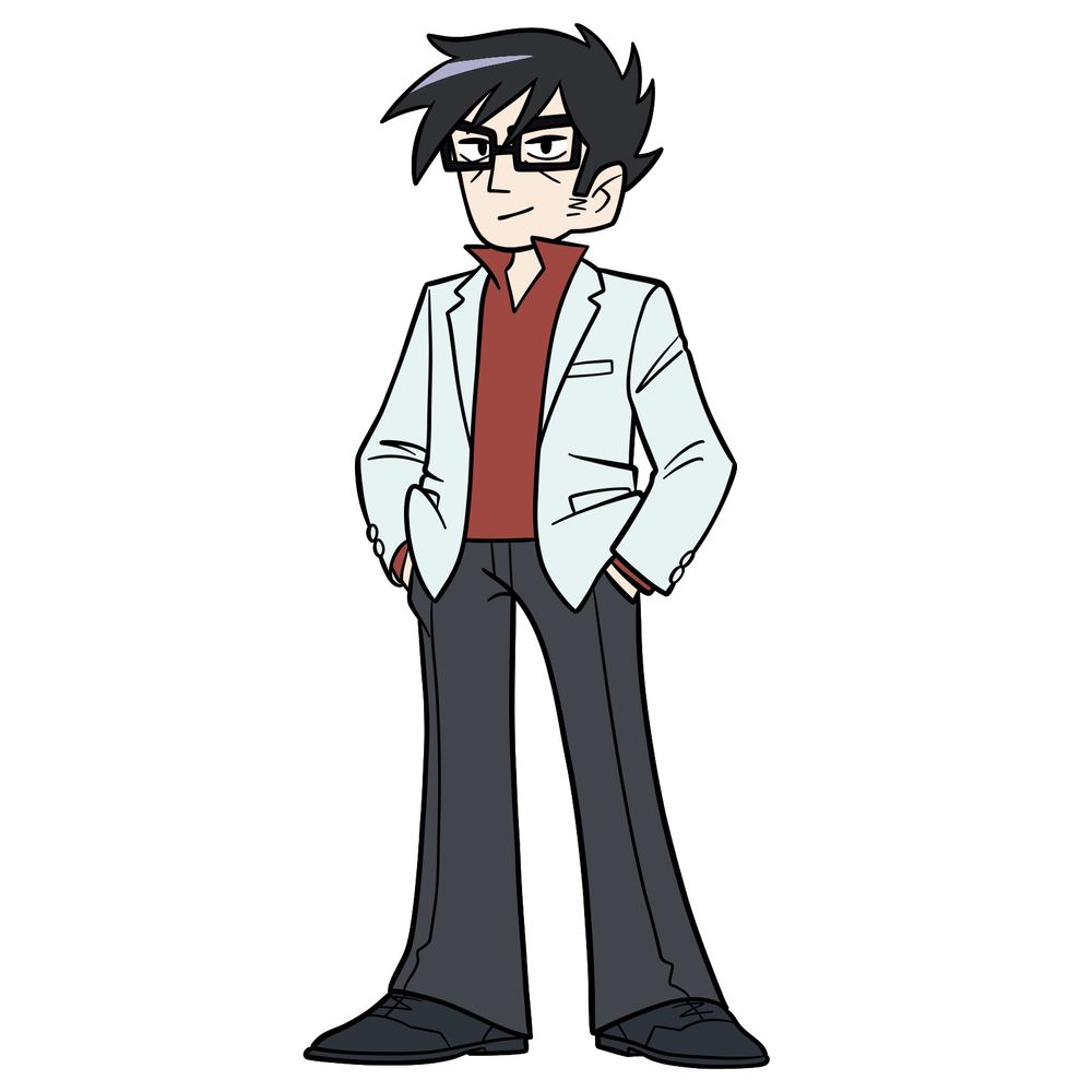 How to Draw Gideon Graves from Scott Pilgrim Takes Off