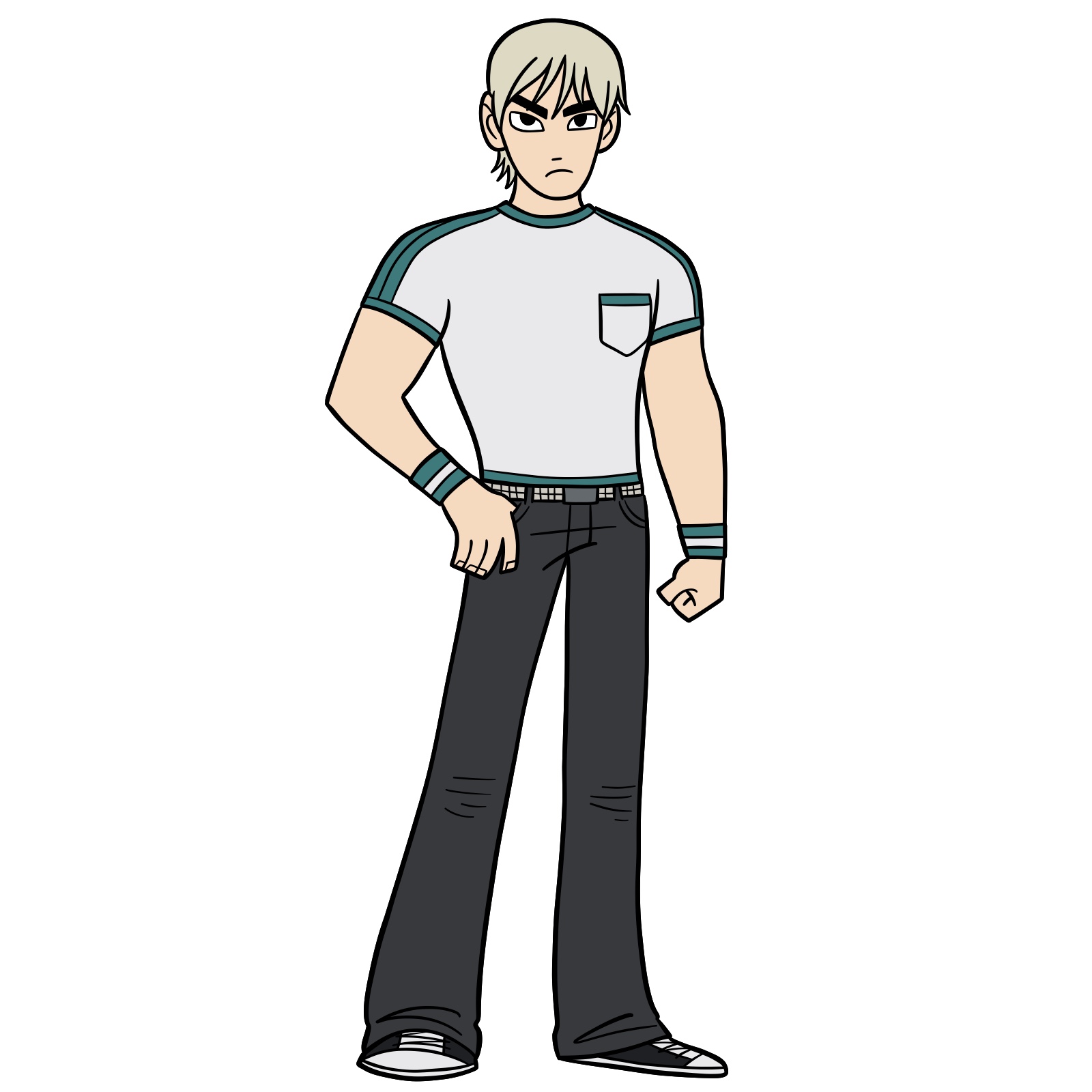 How to Draw Todd Ingram from SPTO - final step