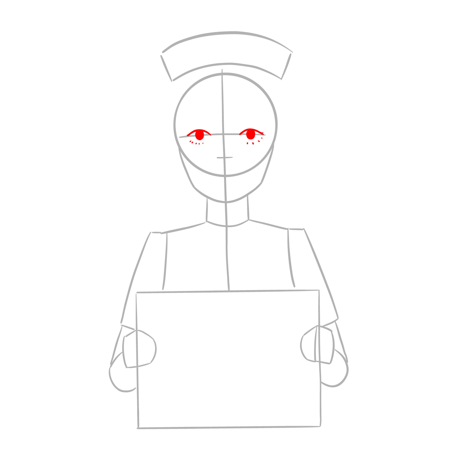 How to Draw Robin Buckley - step 03