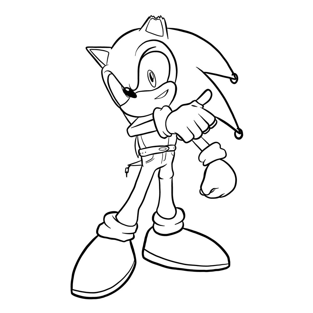 How to draw Coldsteel the Hedgehog